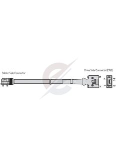 APCS-EF10ES - Enkóder kábel 10m flexibilis FAL,FBL,FCL