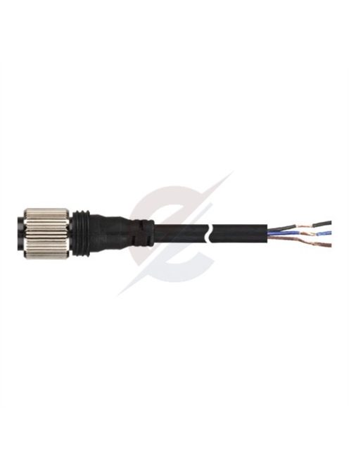 CID3-5 - Szenzor kábel M12 DC 5m 3-vezetékes 4 tűs,  | csatl. aljzat