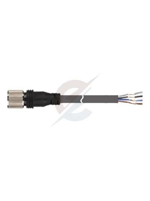 CIDH408-5 - Szenzor kábel M08 DC 5m 4 vezetékes 4 tűs, | csatl. aljzat