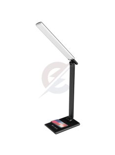   LED Asztali lámpa MEGGIE 8W Dimmelhető, vez. nélküli töltés, USB - DL3304/B