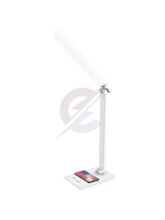  LED Asztali lámpa MEGGIE 8W Dimmelhető, vez. nélküli töltés, USB - DL3304/W