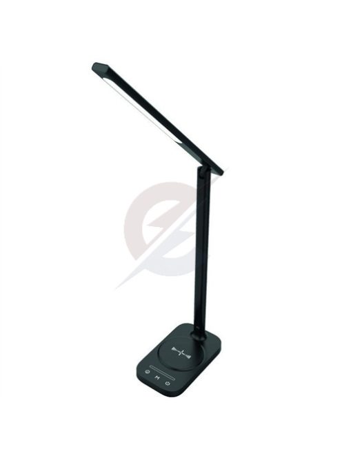 LED Asztali lámpa JENY 8W Dimmelhető, vez. nélküli töltés, időzítő, USB - DL4305/B