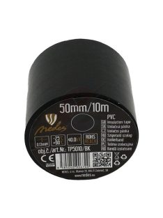 Szigetelőszalag PVC 50mm/10m fekete  - TP5010/BK