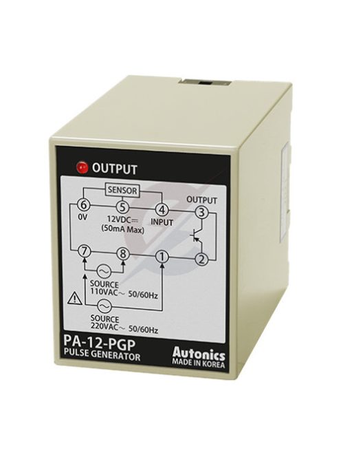 Szenzor vezérlő 110-220VAC Szenzor: 12VDC PNP OC PNP OC kim. 30VDC/50mA IP20