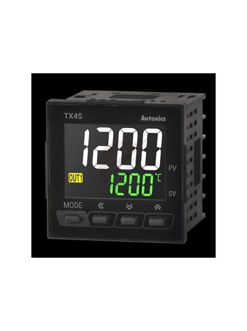 TX4S-14R - Hőm.szabályozó LCD kijelző 100-240VAC 48x48mm Relé kim. A1 IP50