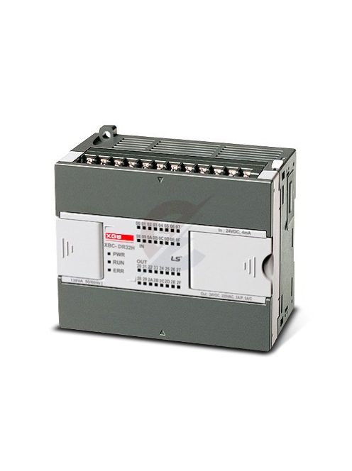 XBC-DN32H LS XGB PLC AC110/220V betáp., BE: 16db DC24V, KI: 16db Tr.(NPN), Beépített poz.